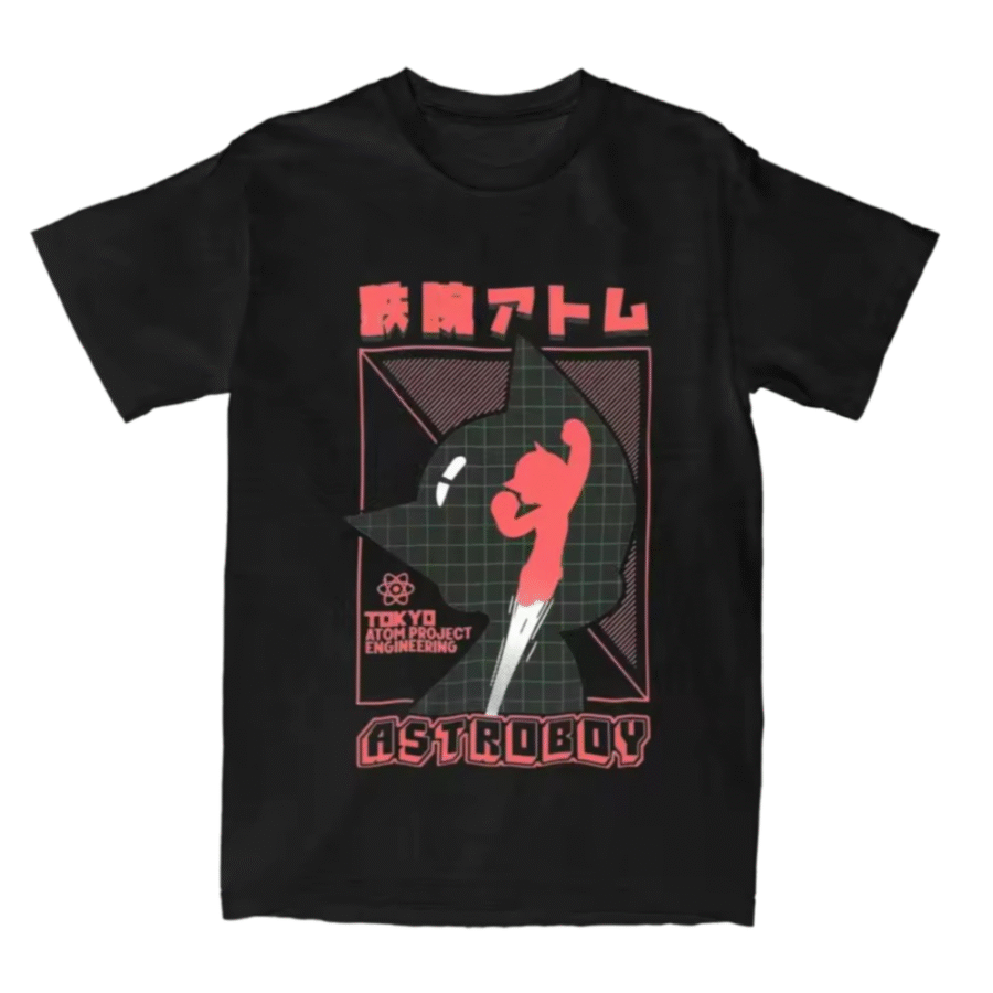 Anime Astro Boy Short Sleeve O Neck T-Shirt Anime Astro Boy Short Sleeve O Neck T-Shirt