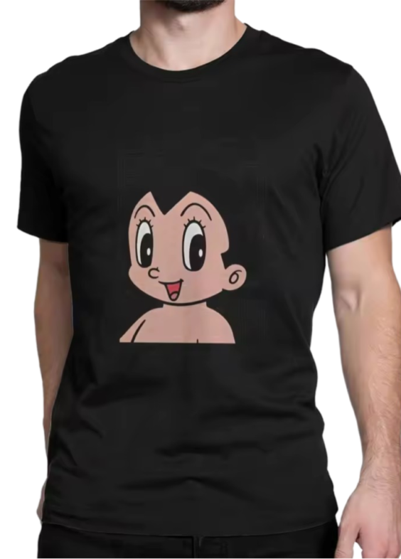 Anime Astro Boy Round Neck T-Shirt For Men And Women