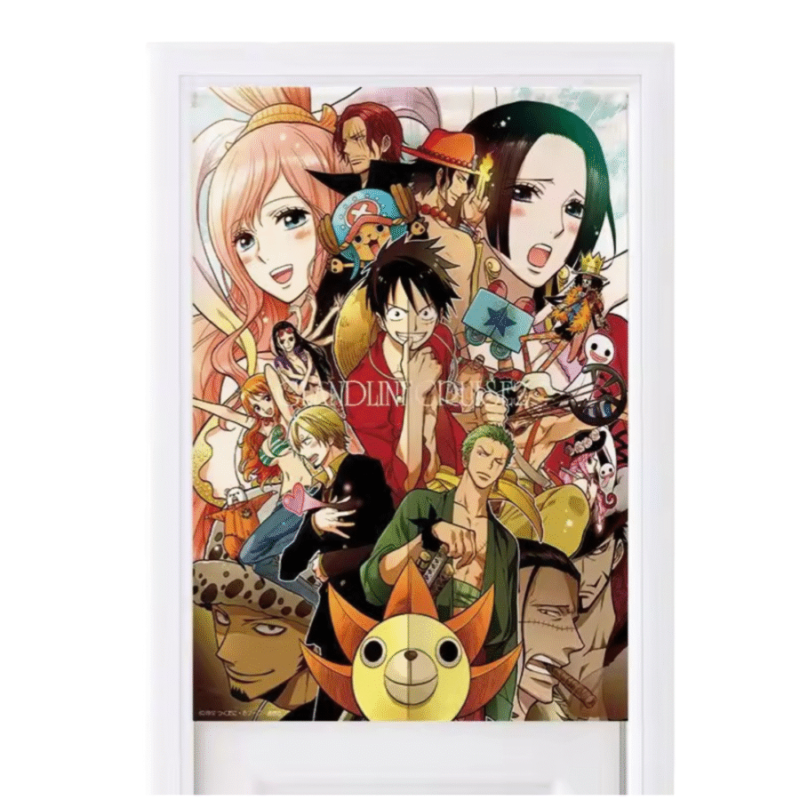 Anime One Piece Character Door Curtains Anime One Piece Character Door Curtains