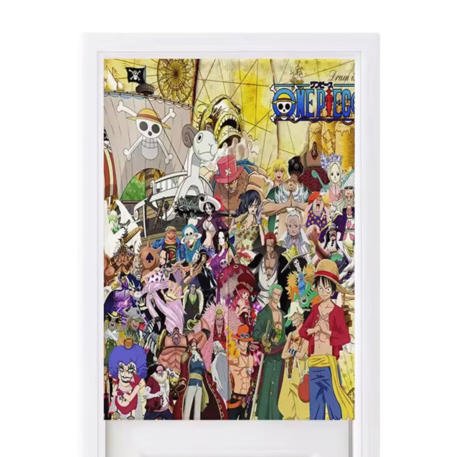 One Piece Anime Character Door Curtains One Piece Anime Character Door Curtains
