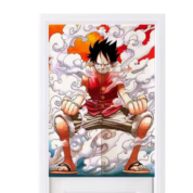 Anime One Piece Luffy Gear 5 Door Curtains