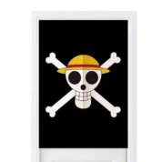 Anime One Piece Straw Hat Pirates Flag Door Curtains