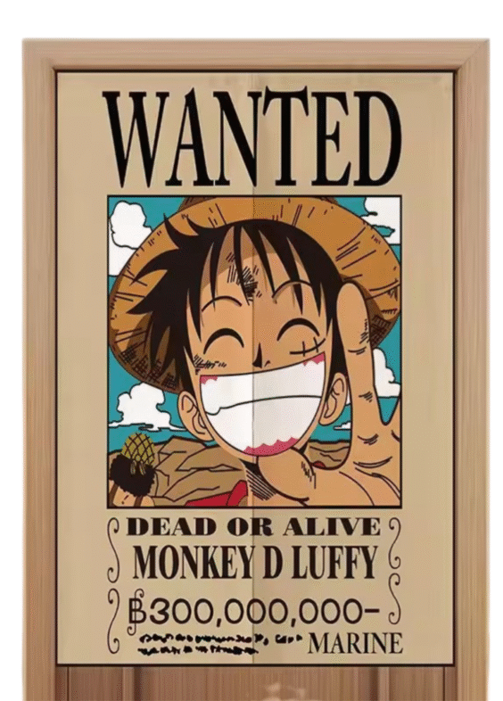 Anime One Piece Dead Or Alive Monkey D. Luffy Door Curtains