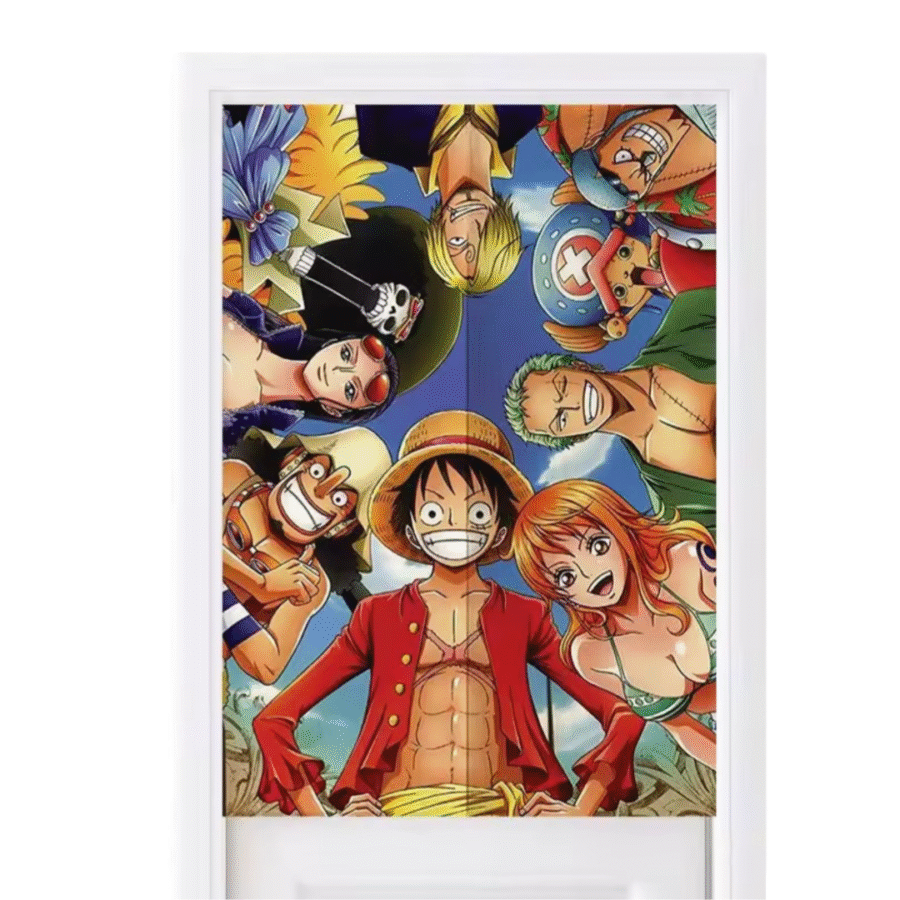 One Piece Straw Hat Pirates Anime Door Curtains One Piece Straw Hat Pirates Anime Door Curtains
