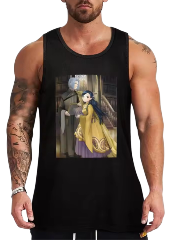 Anime Ascendance Of A Bookworm Rozemyne And Ferdinand Sleeveless T-Shirt For Men