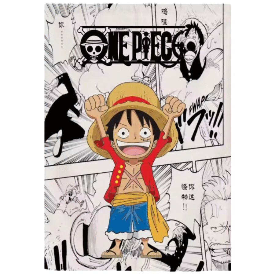 Anime One Piece Luffy Door Curtains Anime One Piece Luffy Door Curtains