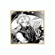 Anime Genshin Impact Alhaitham Black And White Shikishi Board