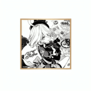 Anime Genshin Impact Furina Black And White Shikishi Board
