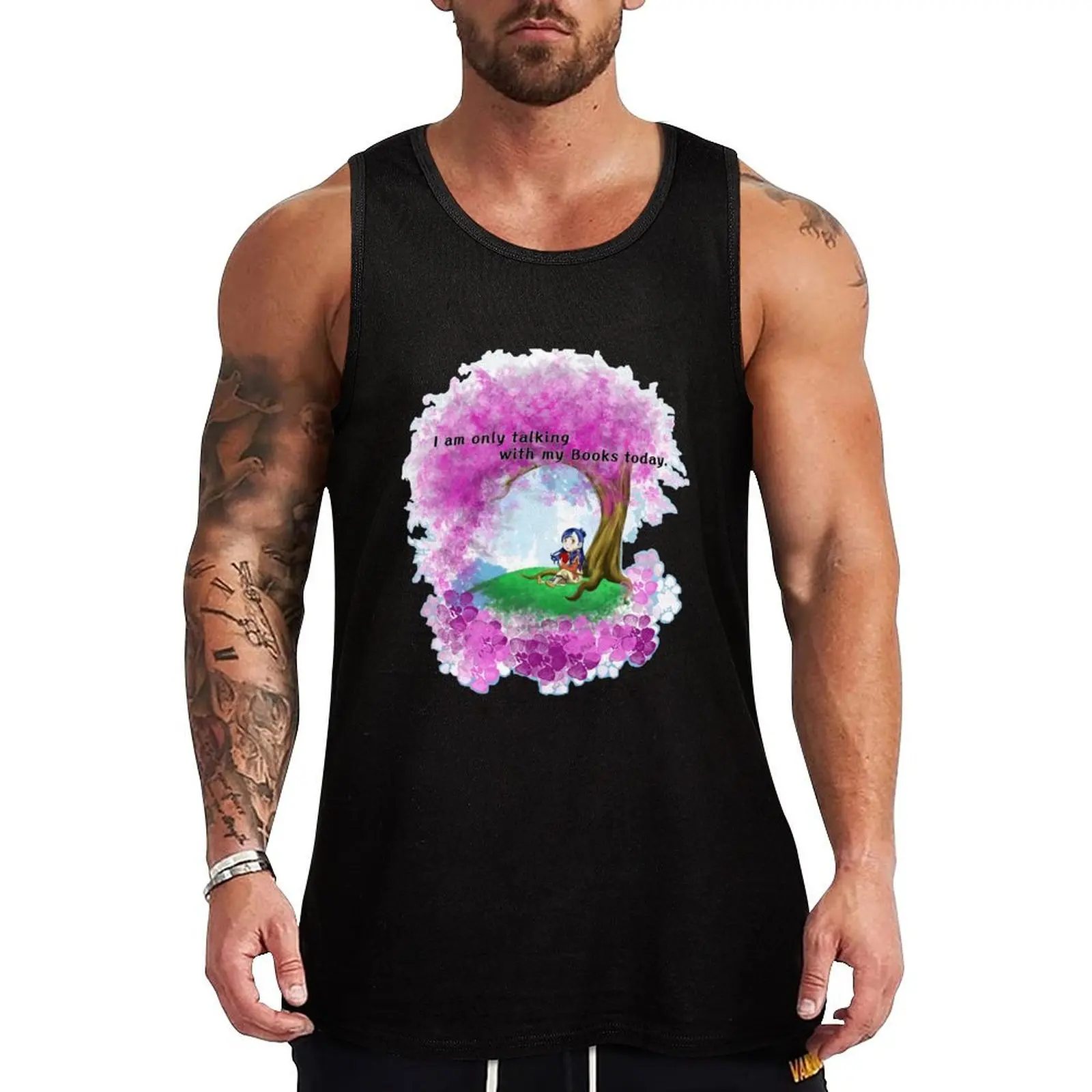 Anime Ascendance Of A Bookworm I Am Only Talking To My Books Today Black Tank Top Anime Ascendance Of A Bookworm I Am Only Talking To My Books Today Black Tank Top