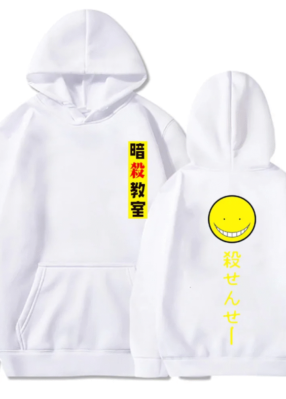 Anime Assassination Classroom Koro-Sensei Printed Long Sleeve Hoodie