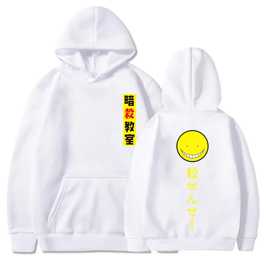 Anime Assassination Classroom Koro-Sensei Printed Long Sleeve Hoodie