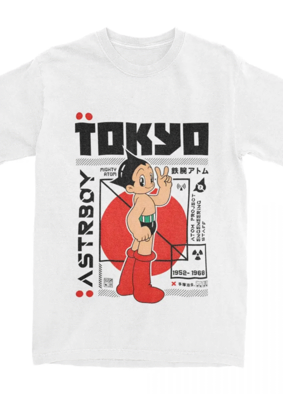Anime Astro Boy Tokyo Short Sleeve T-Shirt