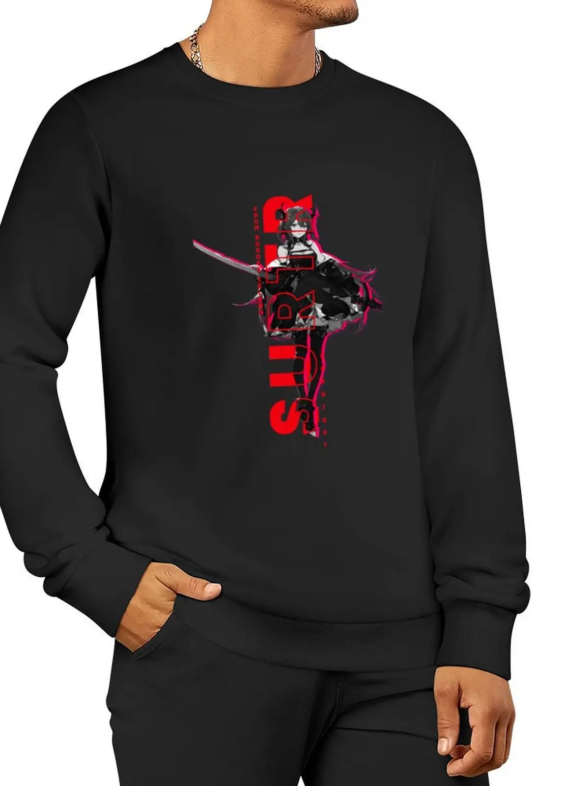 Anime Arknights Surtr Rhode Island Long Sleeve Sweatshirt