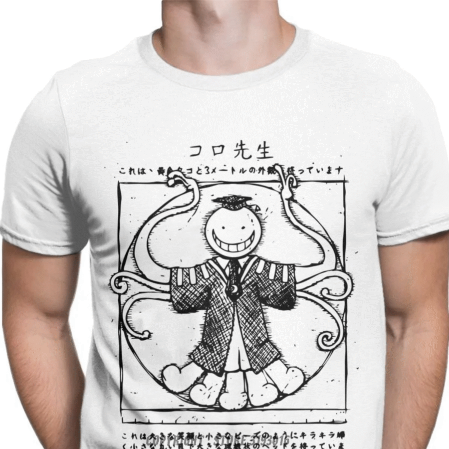 Anime Assassination Classroom Koro-Sensei T-Shirt For Men Anime Assassination Classroom Koro-Sensei T-Shirt For Men