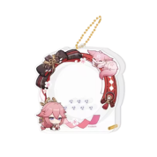 Anime Genshin Impact Yae Miko Acrylic Storage Keychain