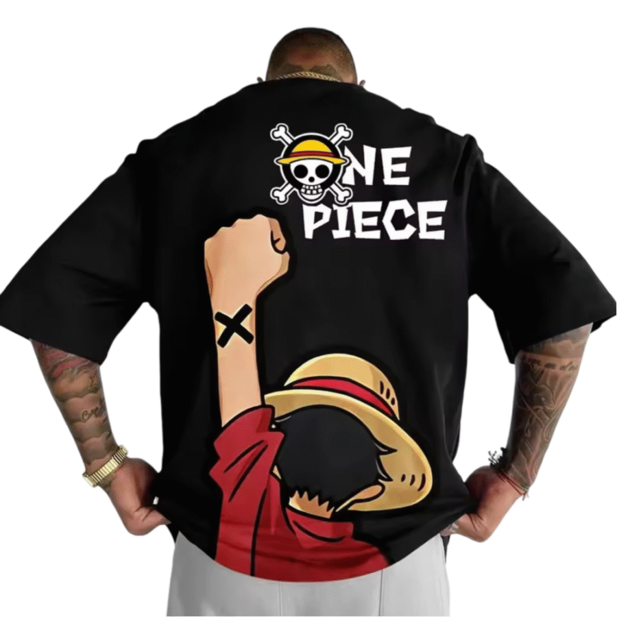 Anime One Piece Monkey D. Luffy Polyester T-Shirt Anime One Piece Monkey D. Luffy Polyester T-Shirt