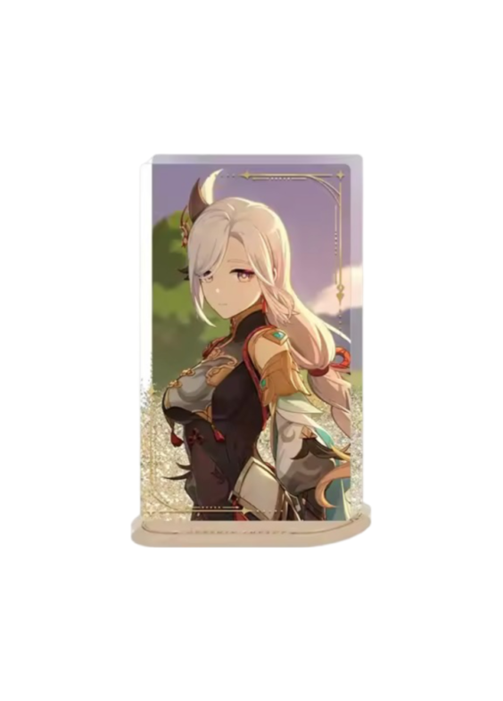 Anime Genshin Impact Shenhe Acrylic Stand Desktop Ornament