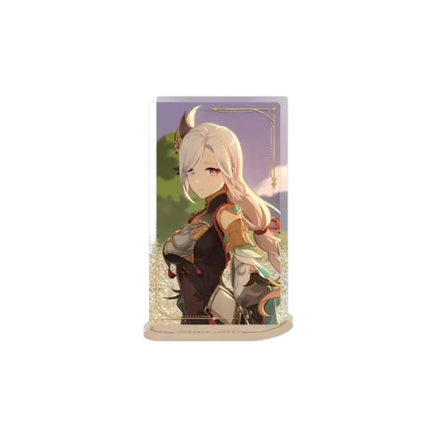 Anime Genshin Impact Shenhe Acrylic Stand Desktop Ornament Anime Genshin Impact Shenhe Acrylic Stand Desktop Ornament