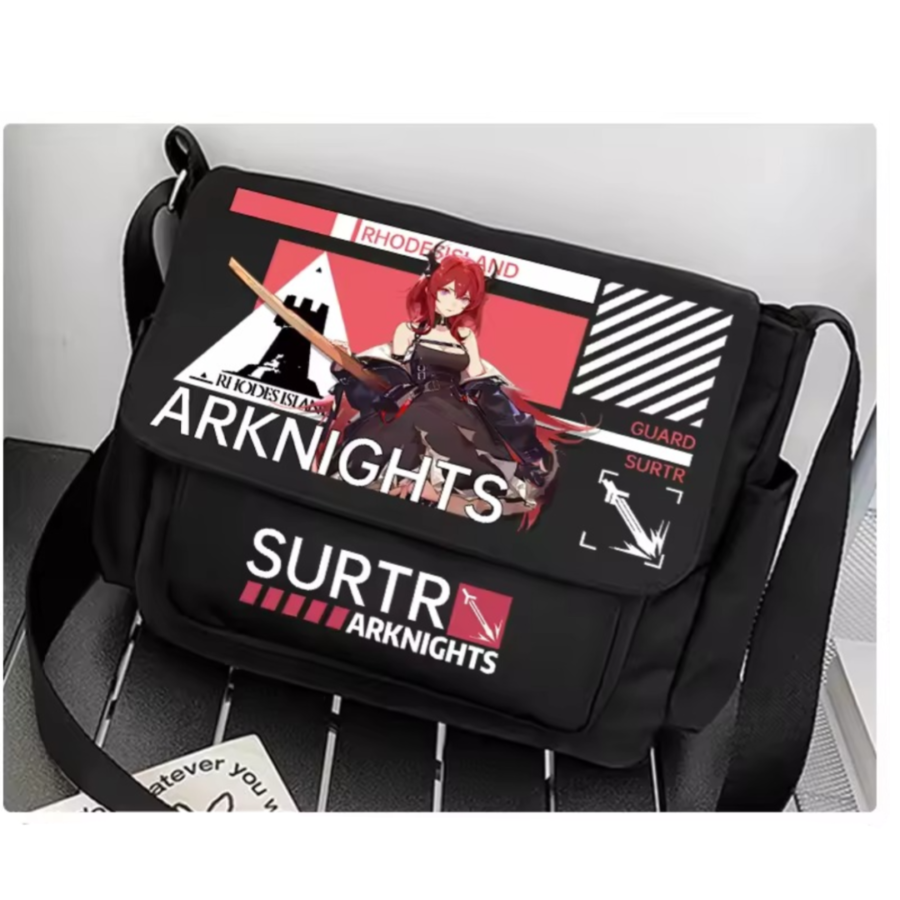Anime Arknights Surtr Black Shoulder Bag