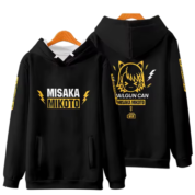Anime A Certain Magical Index Mikoto Misaka Black Hoodie