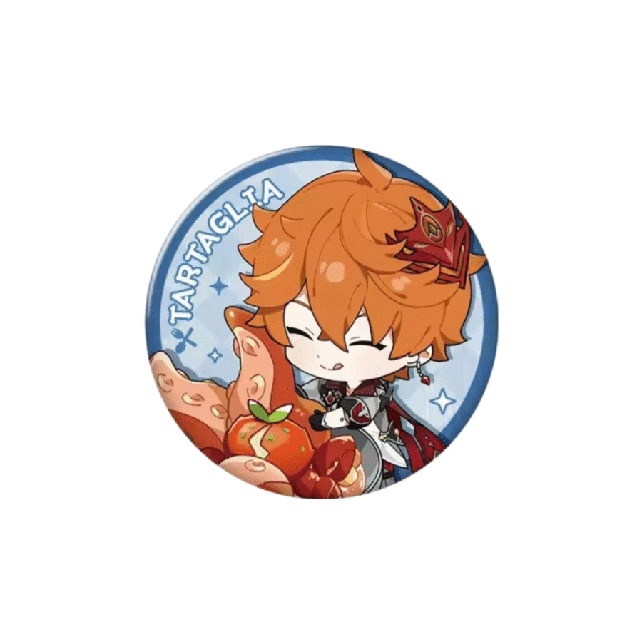 Anime Genshin Impact Tartaglia Badge Pin Anime Genshin Impact Tartaglia Badge Pin
