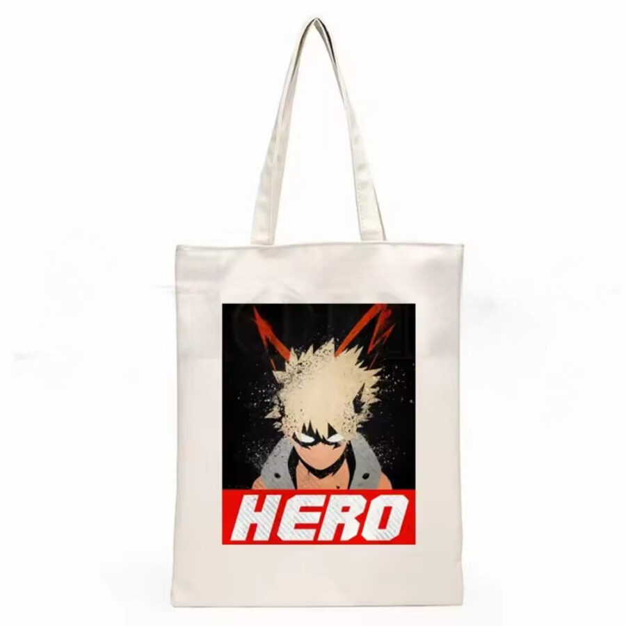 My Hero Academia Anime Katsuki Bakugo Casual Shopping Bag