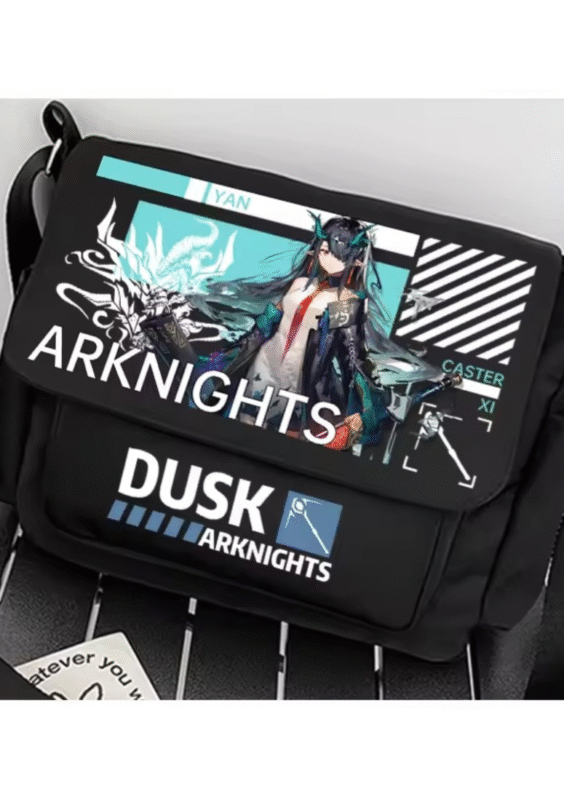 Anime Arknights Dusk Black Shoulder Bag