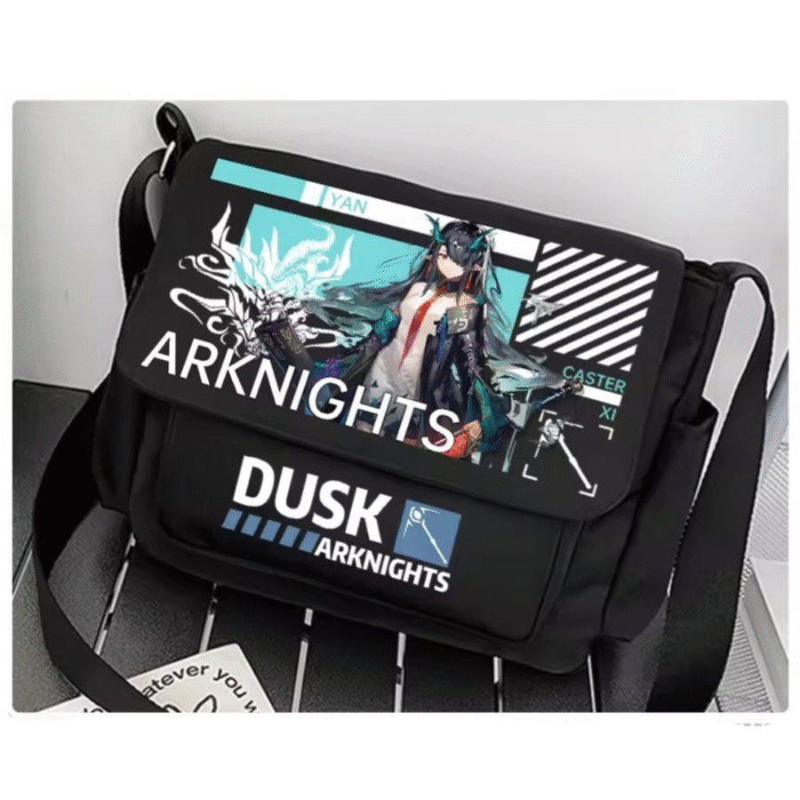 Anime Arknights Dusk Black Shoulder Bag Anime Arknights Dusk Black Shoulder Bag