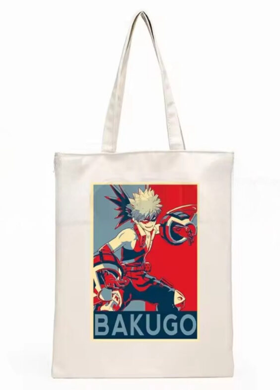 My Hero Academia Anime Katsuki Bakugo Printed Shopping Bag