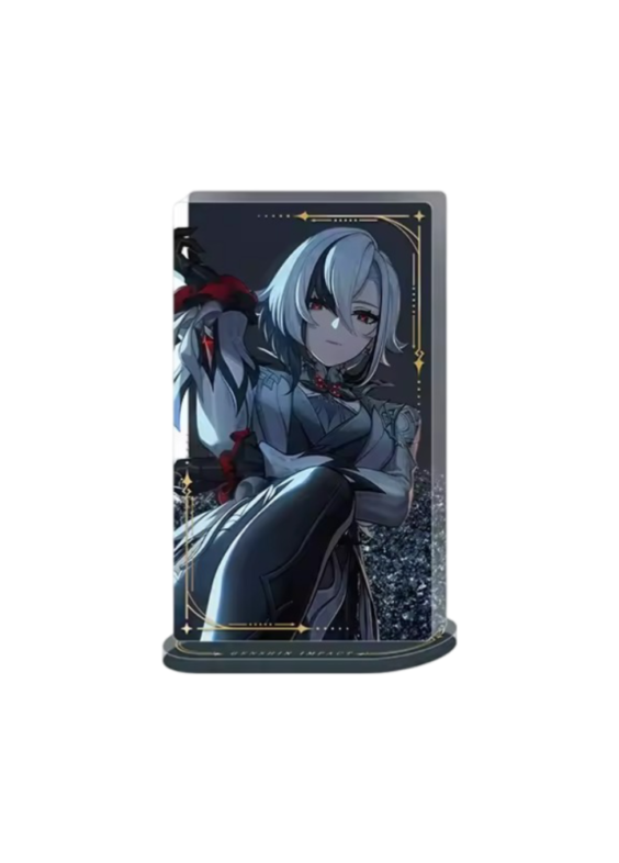 Anime Genshin Impact Arlecchino Acrylic Stand Desktop Ornament