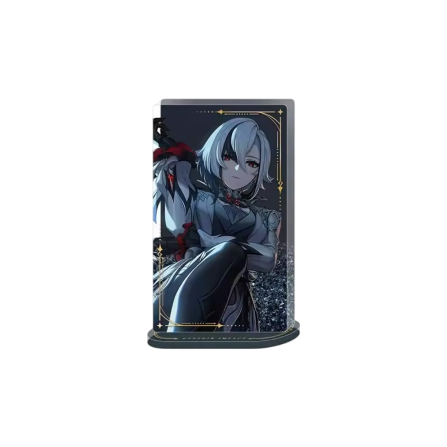 Anime Genshin Impact Arlecchino Acrylic Stand Desktop Ornament