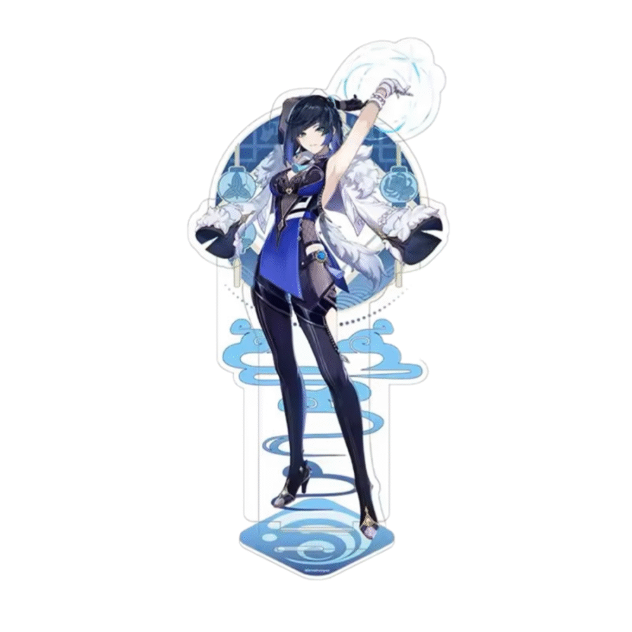 Anime Genshin Impact Yelan Acrylic Stand Anime Genshin Impact Yelan Acrylic Stand