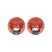Anime Genshin Impact Diluc Badge