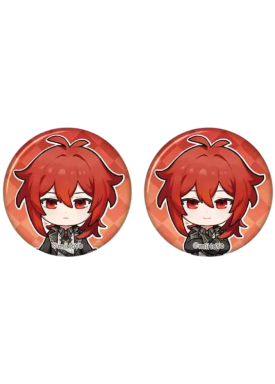 Anime Genshin Impact Diluc Badge