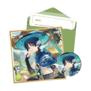 Anime Genshin Impact Wanderer Birthday Gift Box Set