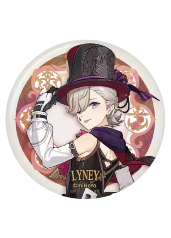 Anime Lyney Genshin Impact Badge