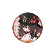 Anime Genshin Impact Hu Tao Badge Pin