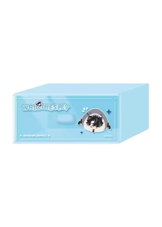 Anime Genshin Impact Wriothesley Desktop Storage Box