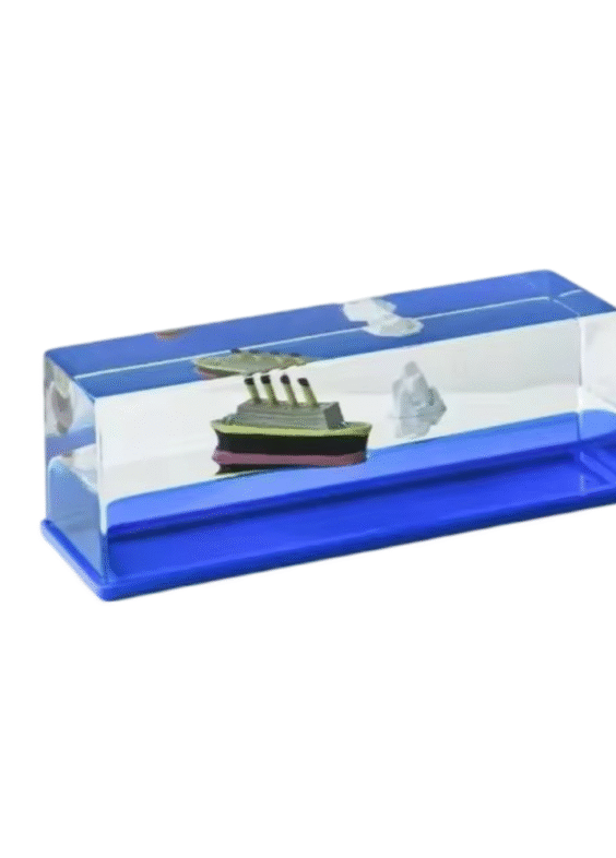 One Piece Anime Hourglass Liquid Toy Boat