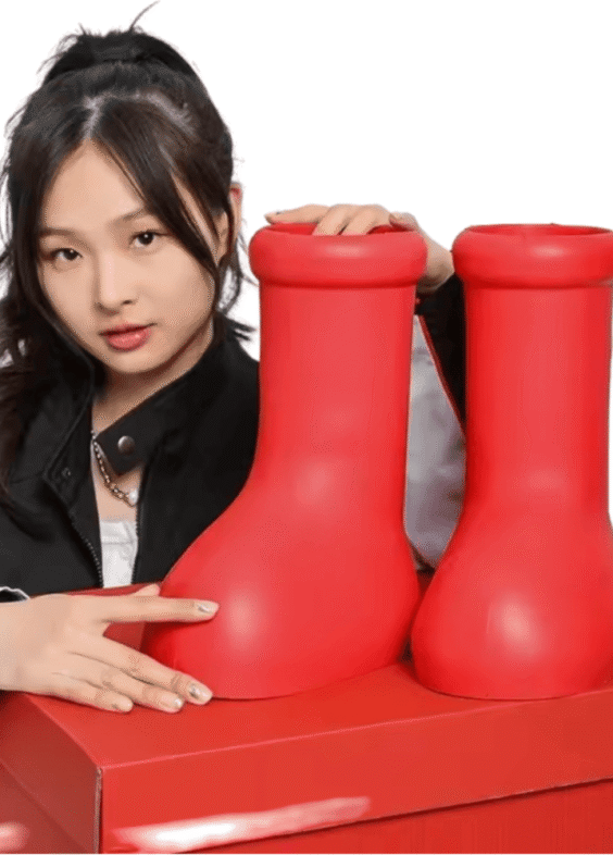 Anime Astro Boy Red High Boots