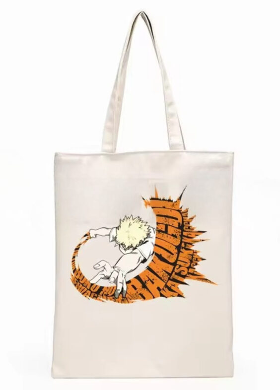 My Hero Academia Anime Katsuki Bakugo Shopping Bag For Girls