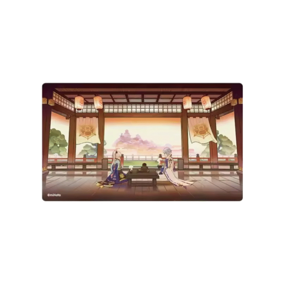 Anime Genshin Impact Kamisato Ayaka And Ayato Trading Card Anime Genshin Impact Kamisato Ayaka And Ayato Trading Card