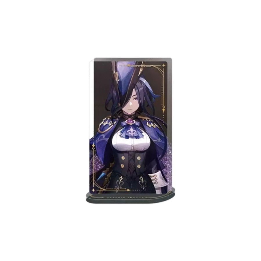 Anime Genshin Impact Clorinde Acrylic Stand Desktop Ornament Anime Genshin Impact Clorinde Acrylic Stand Desktop Ornament