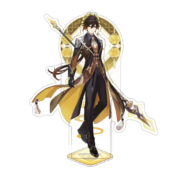 Genshin Impact Anime Zhongli Acrylic Stand