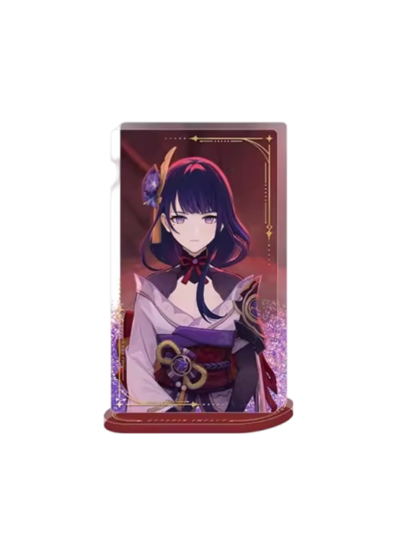 Anime Genshin Impact Raiden Shogun Acrylic Stand Desktop Ornament
