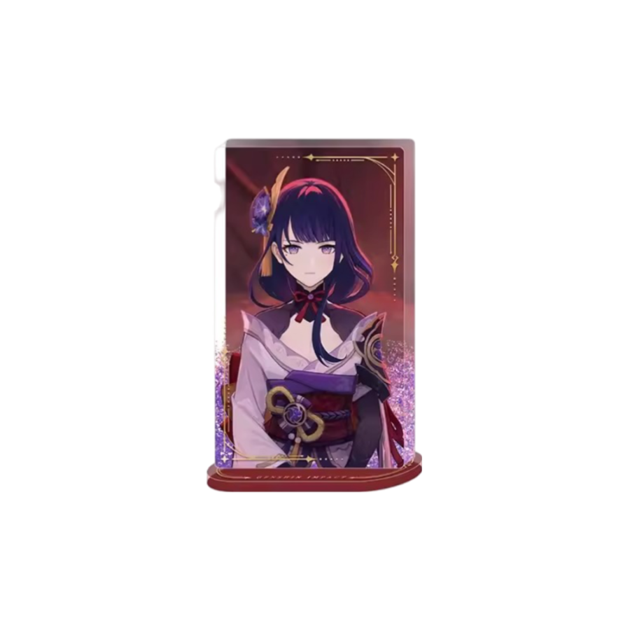 Anime Genshin Impact Raiden Shogun Acrylic Stand Desktop Ornament