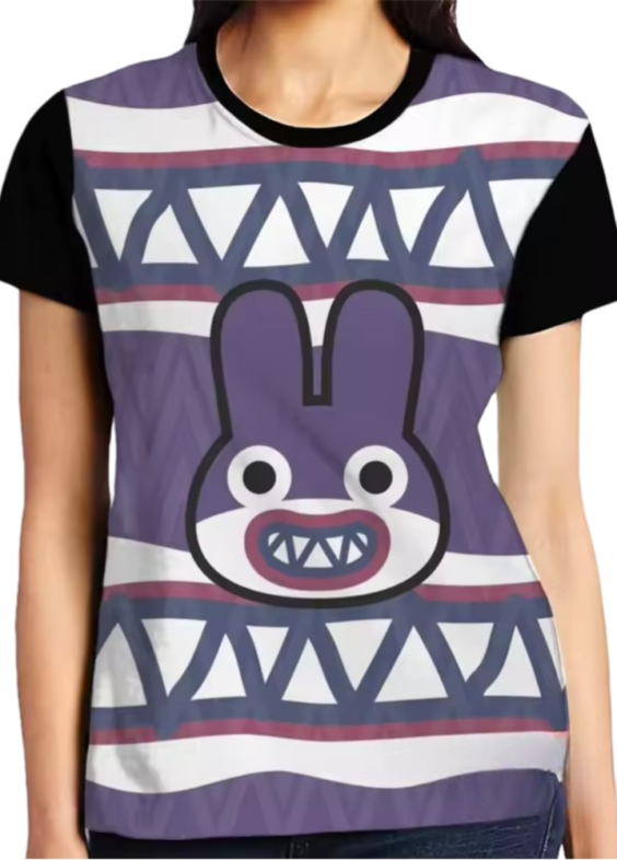 Anime Animal Crossing Nabbit Short Sleeve T-Shirt