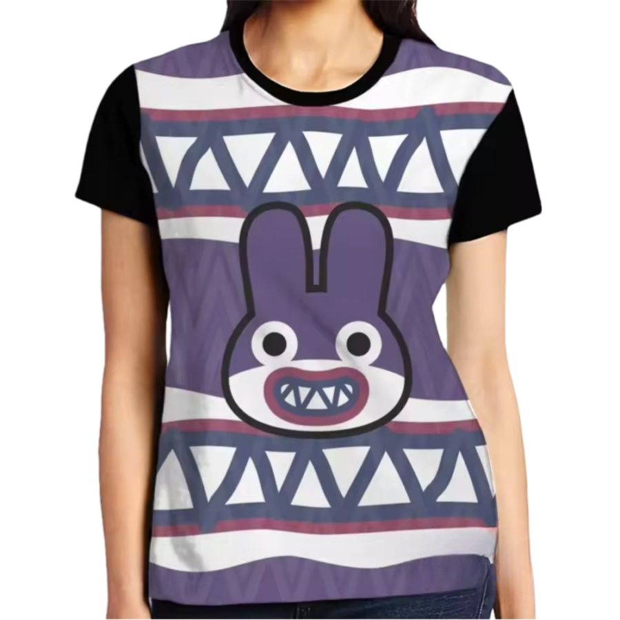 Anime Animal Crossing Nabbit Short Sleeve T-Shirt