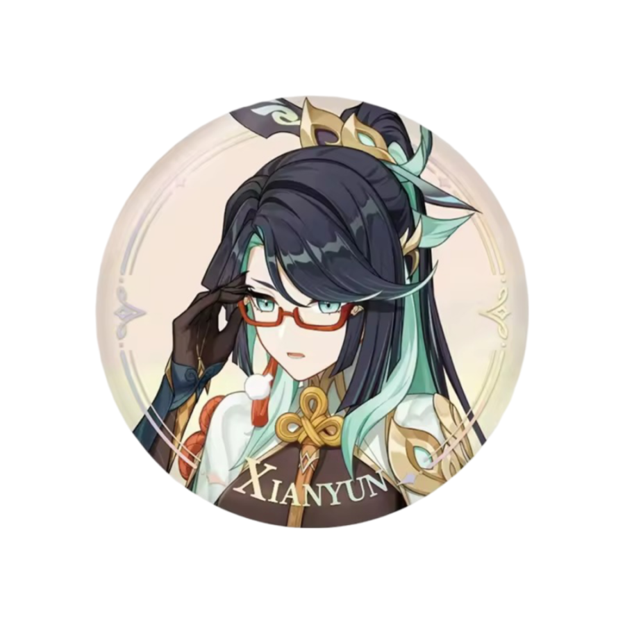 Anime Genshin Impact Xianyun Original Authentic Badge