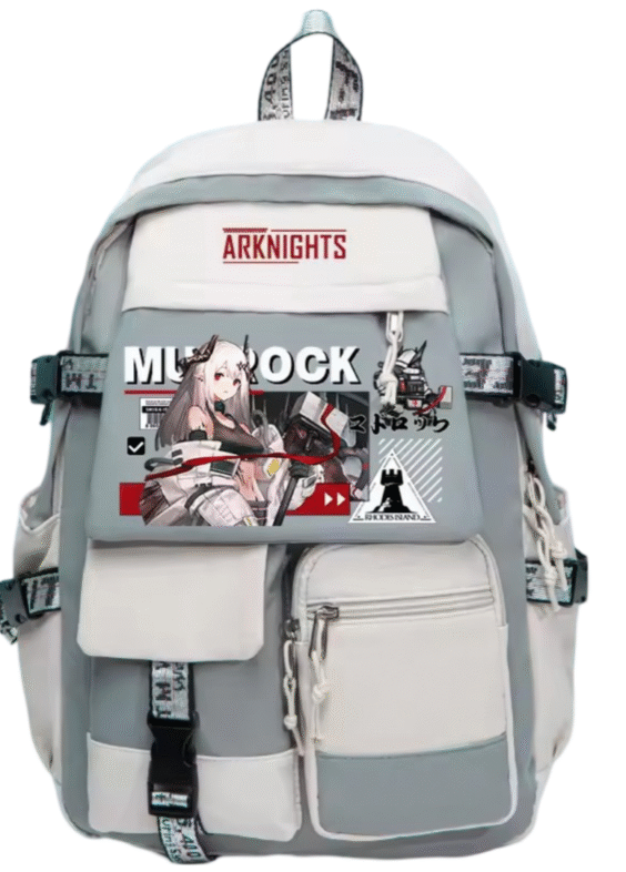 Anime Arknights Mudrock Student Schoolbag